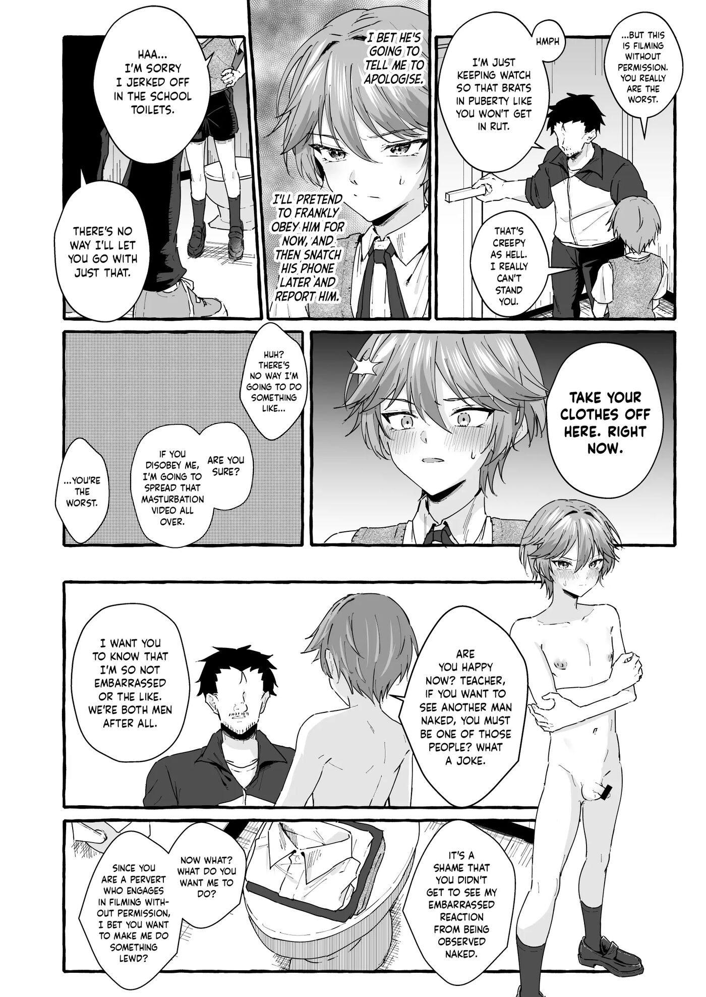 Teaching My Cheeky Student A Lesson With Forced Public Exposure! [yaoi] Chapter 1000 Page 11